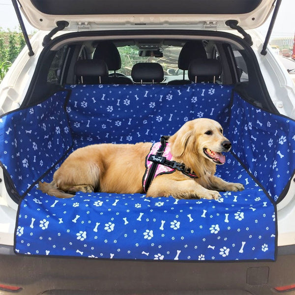 Cozy Hammock-Style Waterproof Scratch-Proof Dog Car Trunk Seat Cover